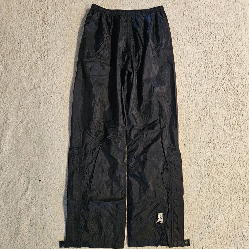 Helly Hansen Rain Pants Helly Tech Waterproof Packable Mens M Black Lined Nylon